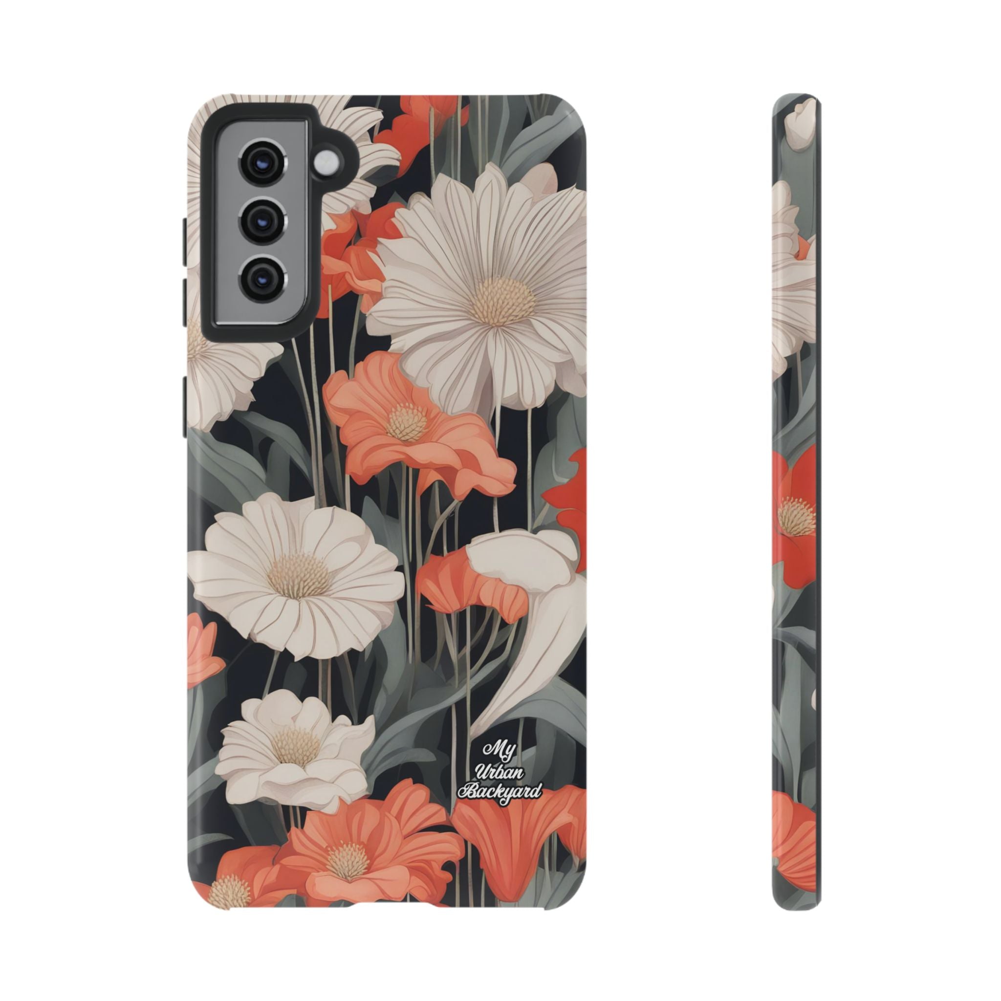 Art Deco Flowers, Cell Phone Case - Apple, Samsung, Google Pixel