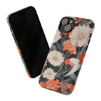 Art Deco Flowers, Cell Phone Case - Apple, Samsung, Google Pixel