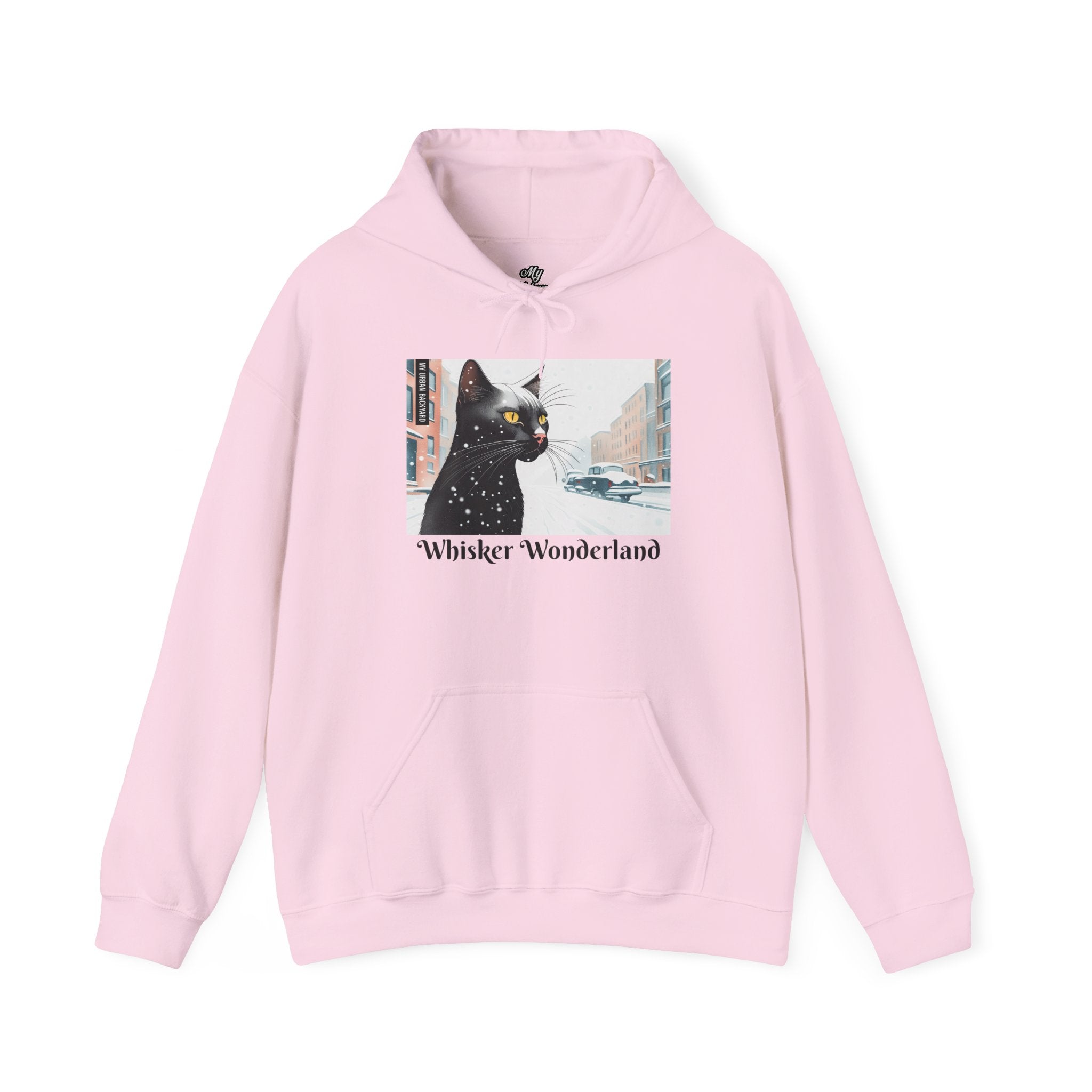 Whisker Wonderland Cat Hoodie, Cozy Graphic Sweatshirt for Cat Lovers, Perfect Gift for Pet Owners, Casual Wear, Unique Art Apparel