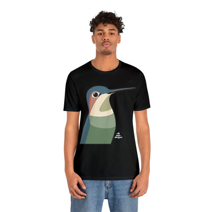 Hummingbird Ryoko, Soft 100% Jersey Cotton T-Shirt, Unisex, Short Sleeve, Retail Fit