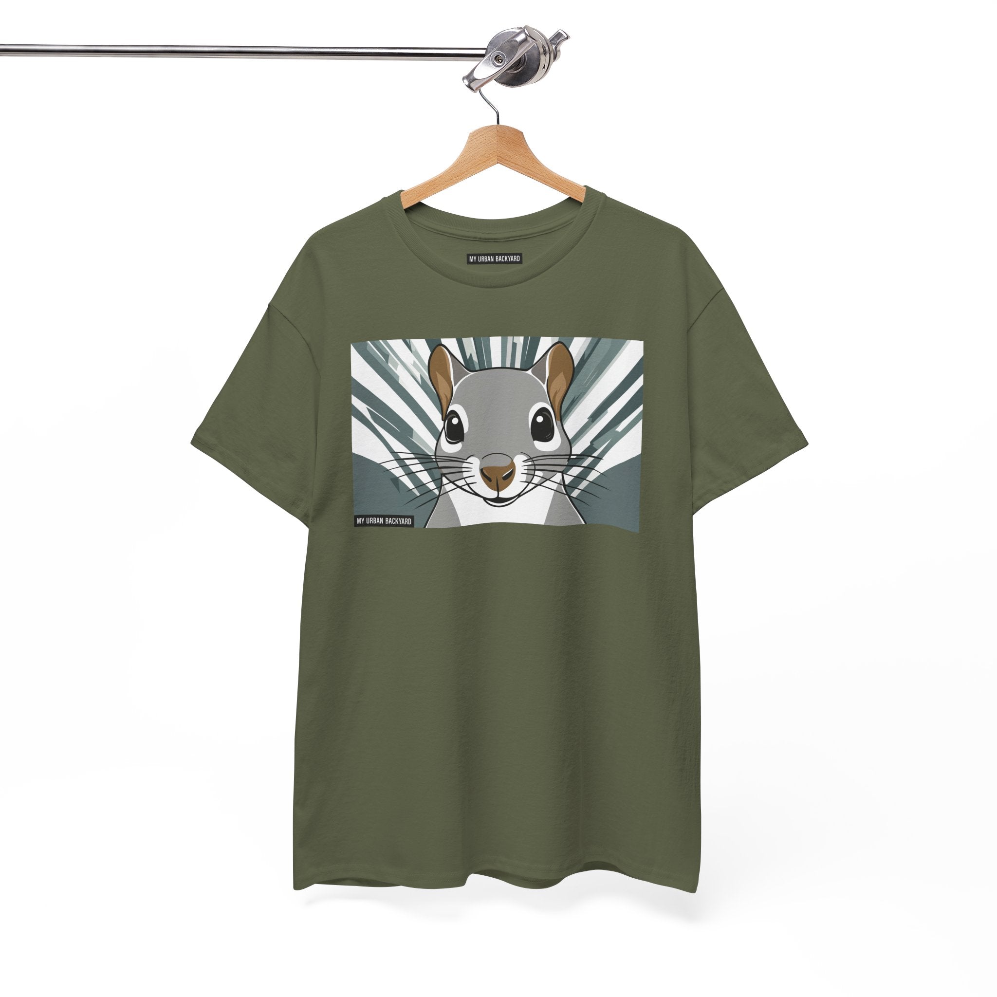 Cute Squirrel Graphic Tee, Unisex Cotton T-Shirt, Nature Lover Gift, Animal Art Top, Casual Wear