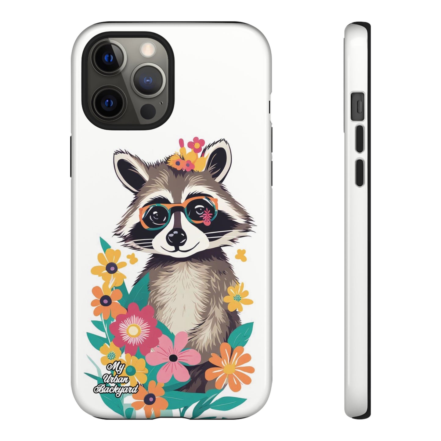 Raccoon with Glasses, Cell Phone Case - Apple, Samsung or Google Pixel