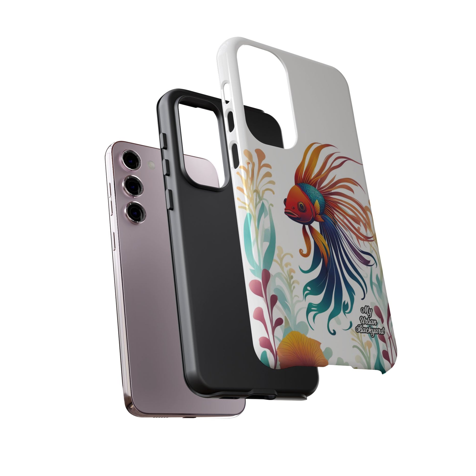 Colorful Betta Fish, Cell Phone Case - Apple, Samsung or Google Pixel
