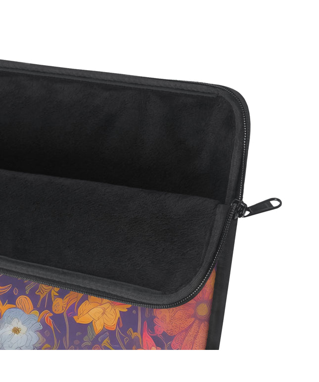 Muted Flowers, Laptop Carrying Case, Top Loading Sleeve for School or Work