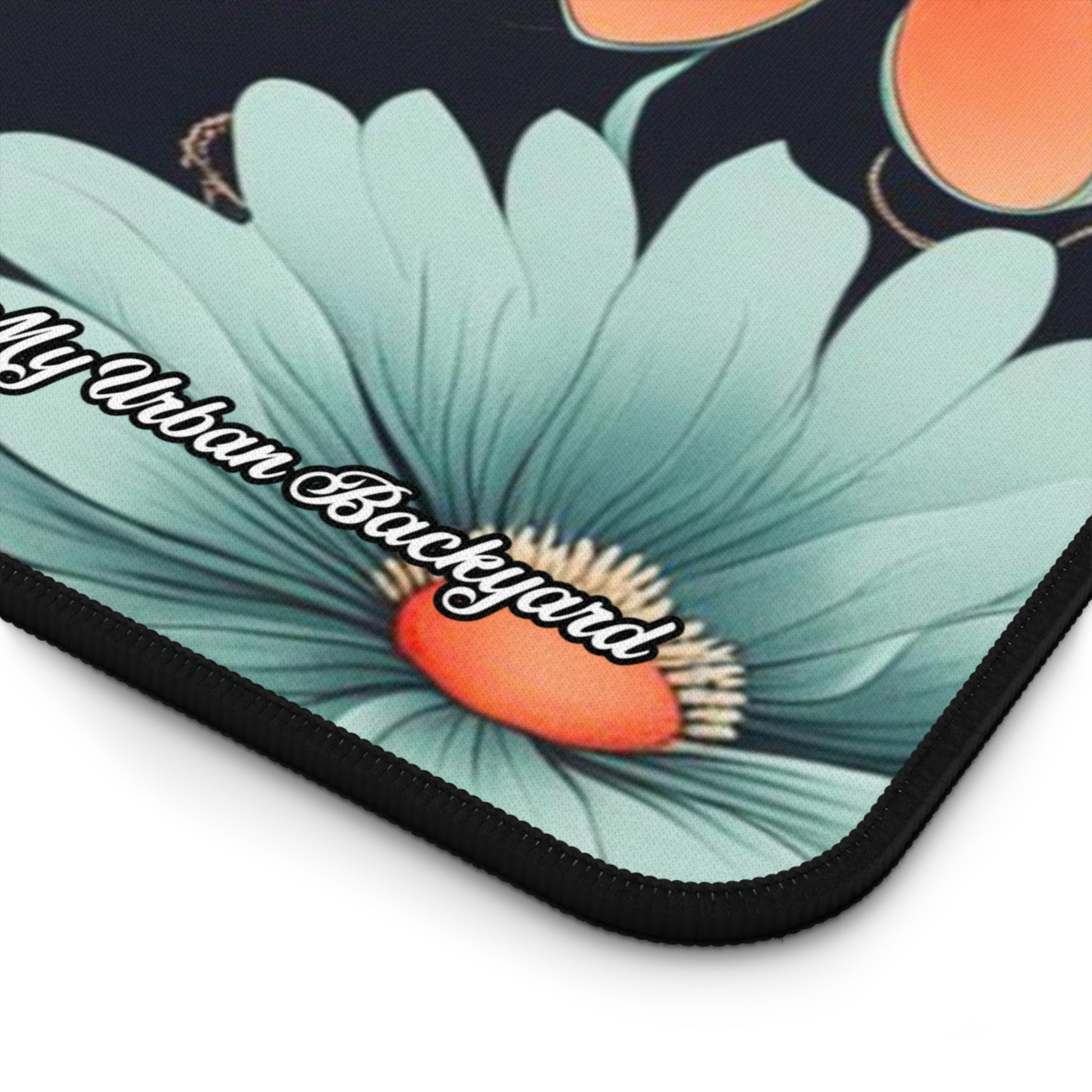 Water Lily Flowers Desk Mat - Colorful Workspace Decor, Great for Home Office, Gift for Students, Unique Mouse Pad, Pretty Desk Accessories, 3 Sizes