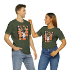 Goat with Orange Flowers, 100% Jersey Cotton T-Shirt