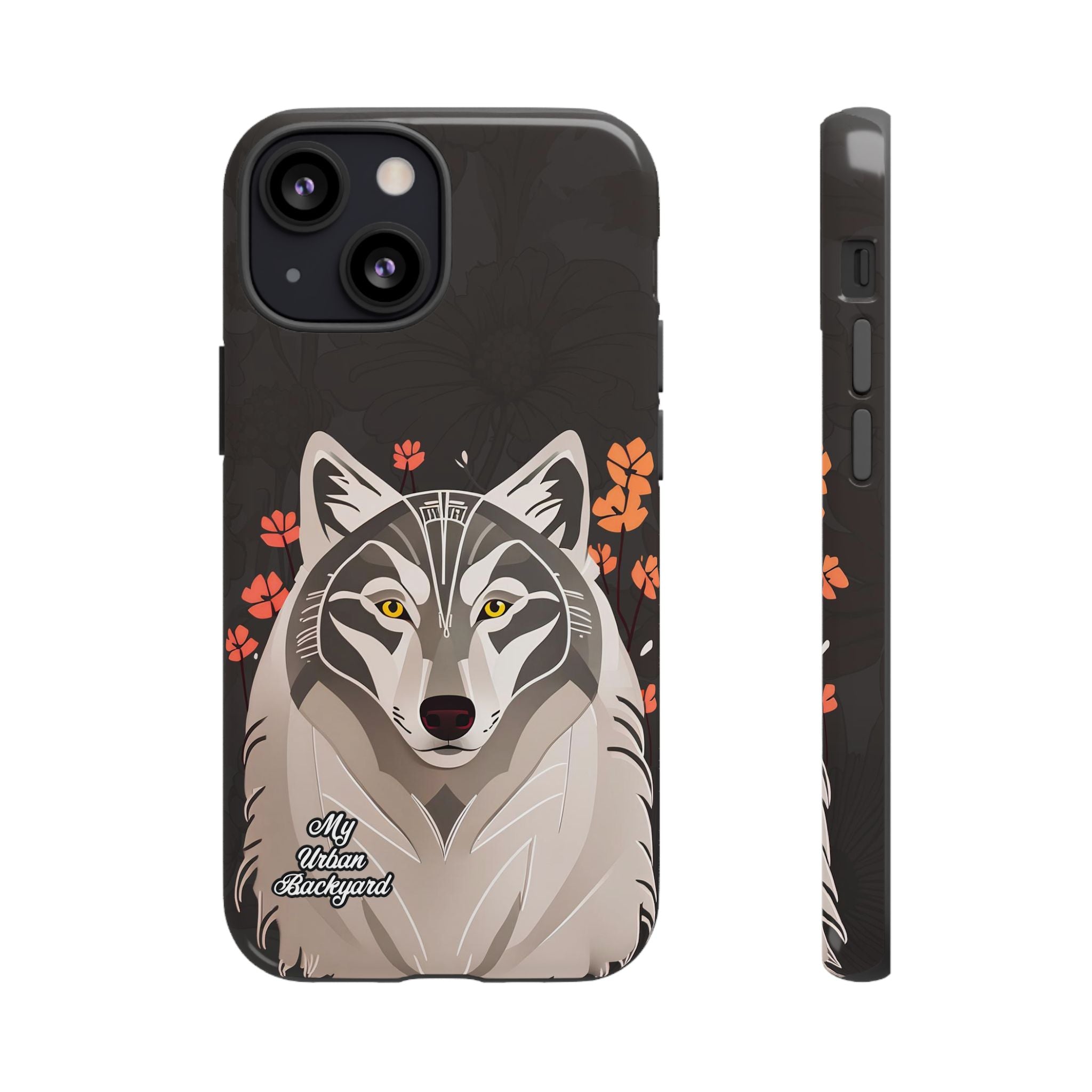 Art Deco Wolf, Cell Phone Case - Apple, Samsung, Google Pixel