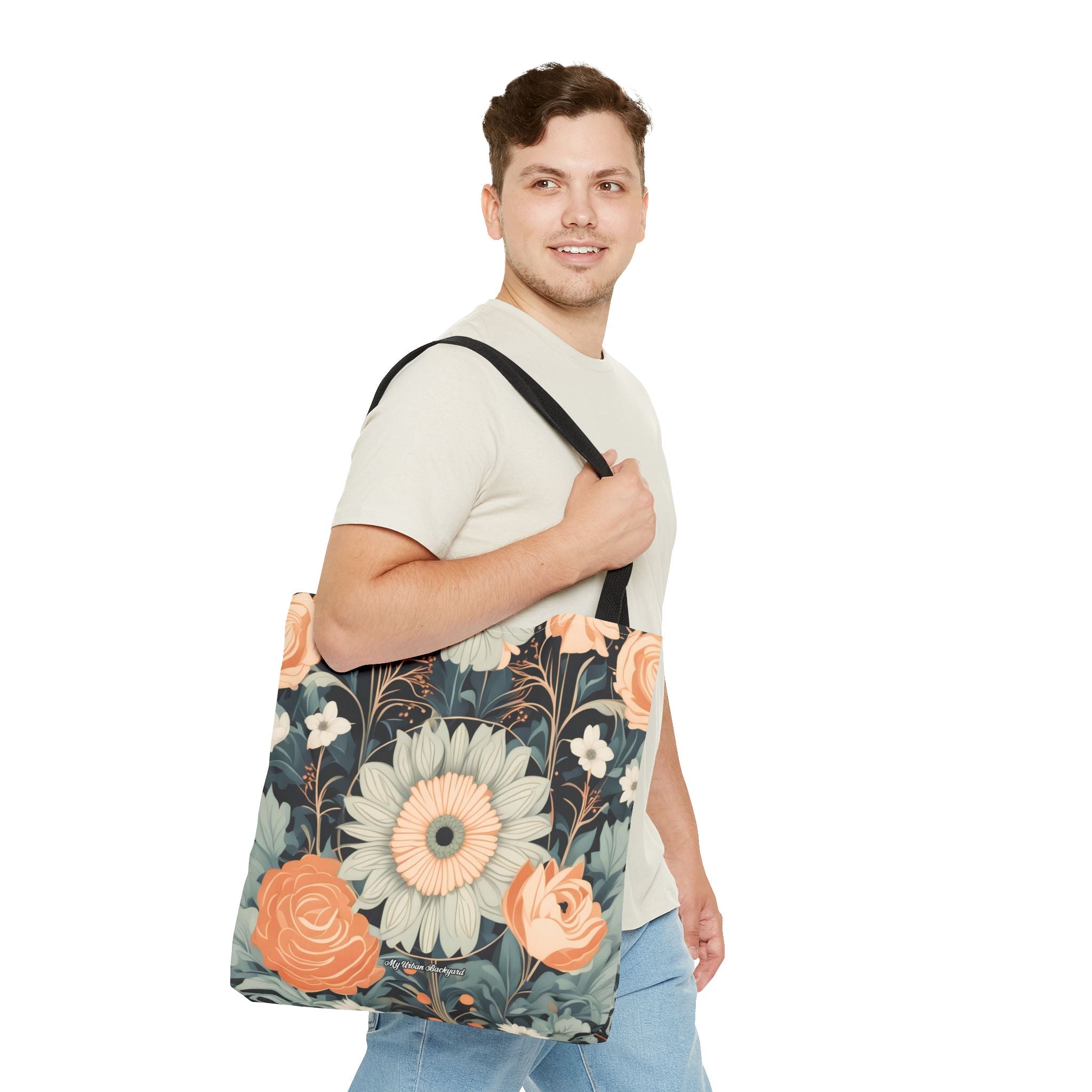 Wildflowers, Tote Bag with Cotton Handles