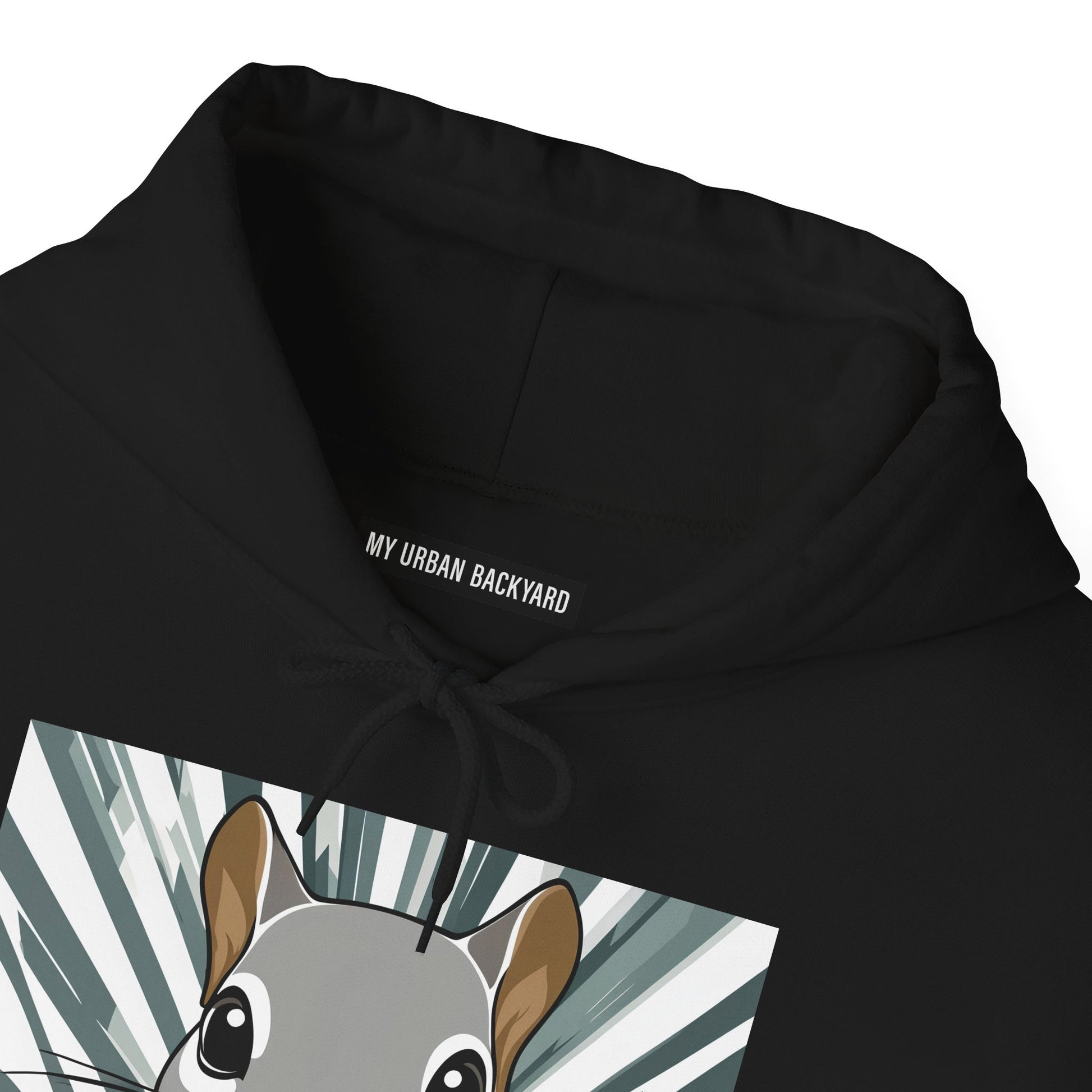 Cute Squirrel Graphic Hoodie, Cozy Unisex Sweatshirt, Nature Lover Gift, Autumn Fashion, Animal Art Clothing