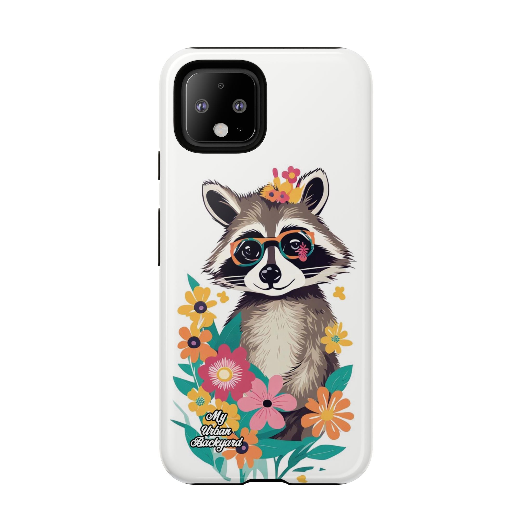Raccoon with Glasses, Cell Phone Case - Apple, Samsung or Google Pixel