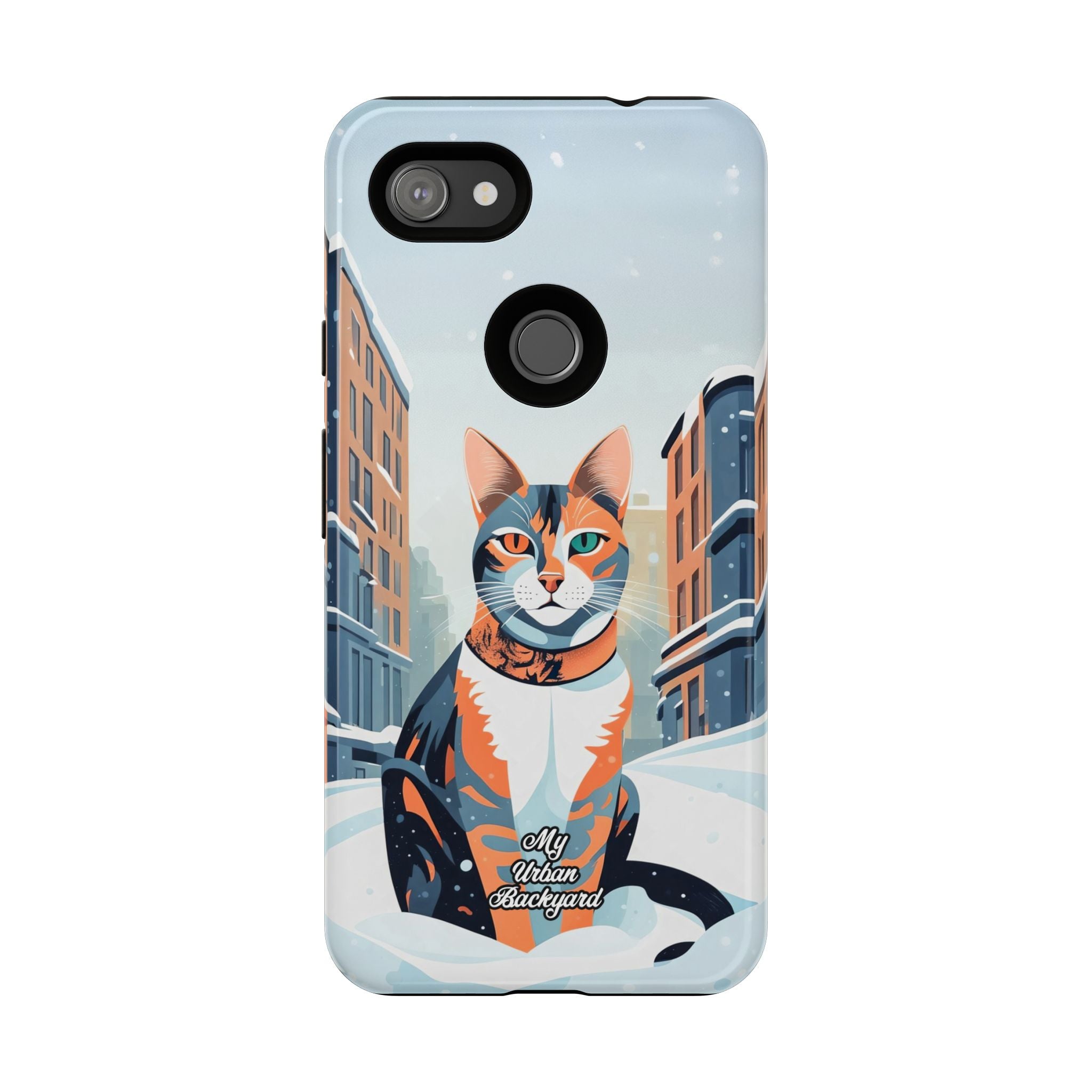 Claws Pawson in the Snow, Cell Phone Case - Apple, Samsung, Google Pixel