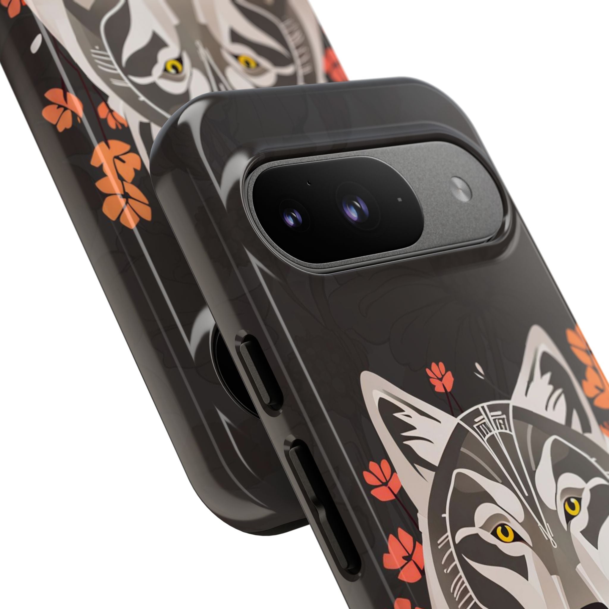 Art Deco Wolf, Cell Phone Case - Apple, Samsung, Google Pixel