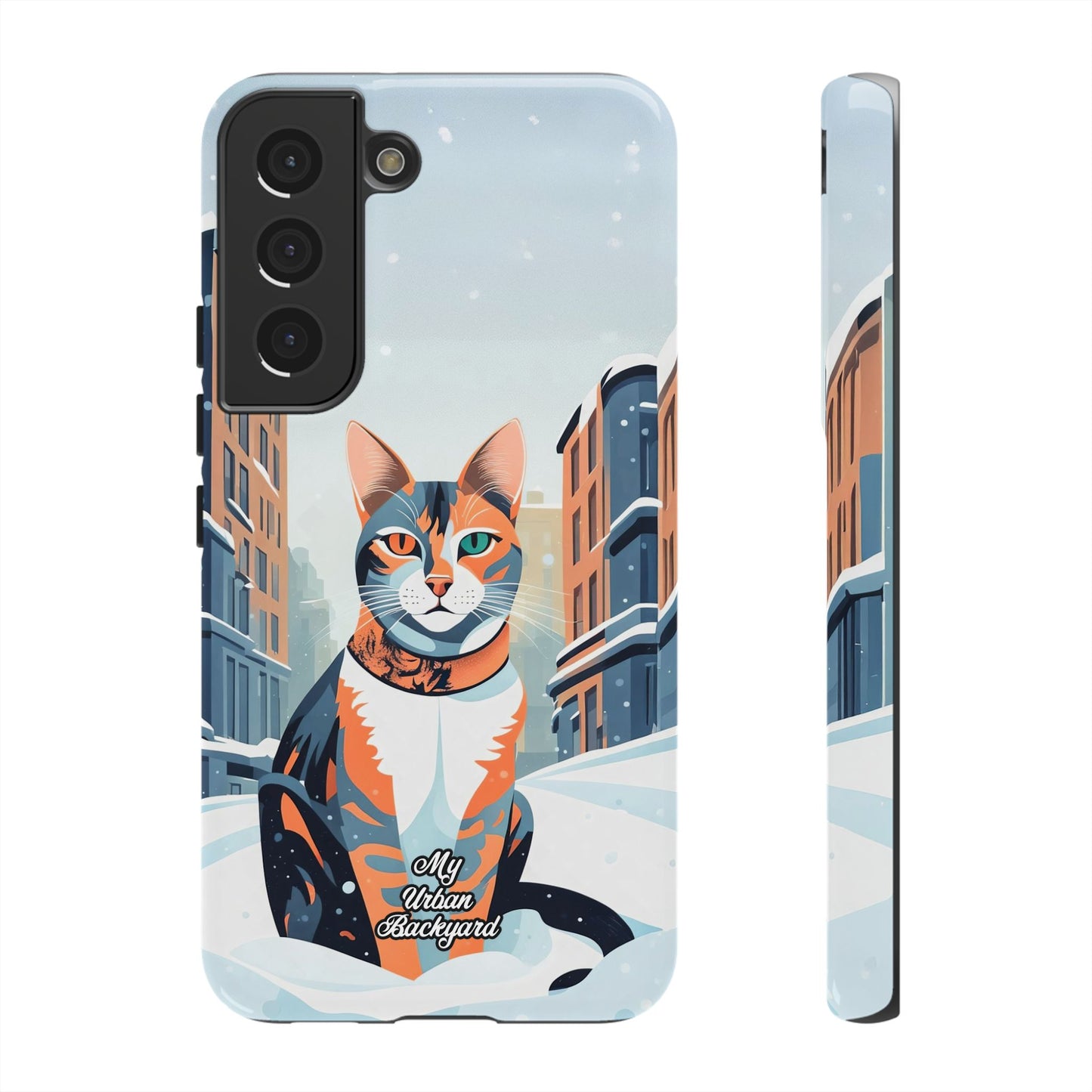 Claws Pawson in the Snow, Cell Phone Case - Apple, Samsung, or Google Pixel