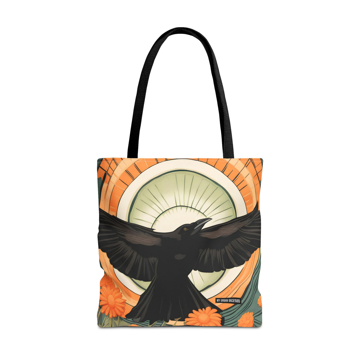 Flying Crow Tote Bag
