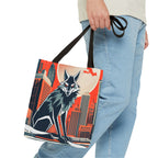 City Wolf Tote Bag, Tote with Cotton Handles For Everyday Use, 3 Sizes