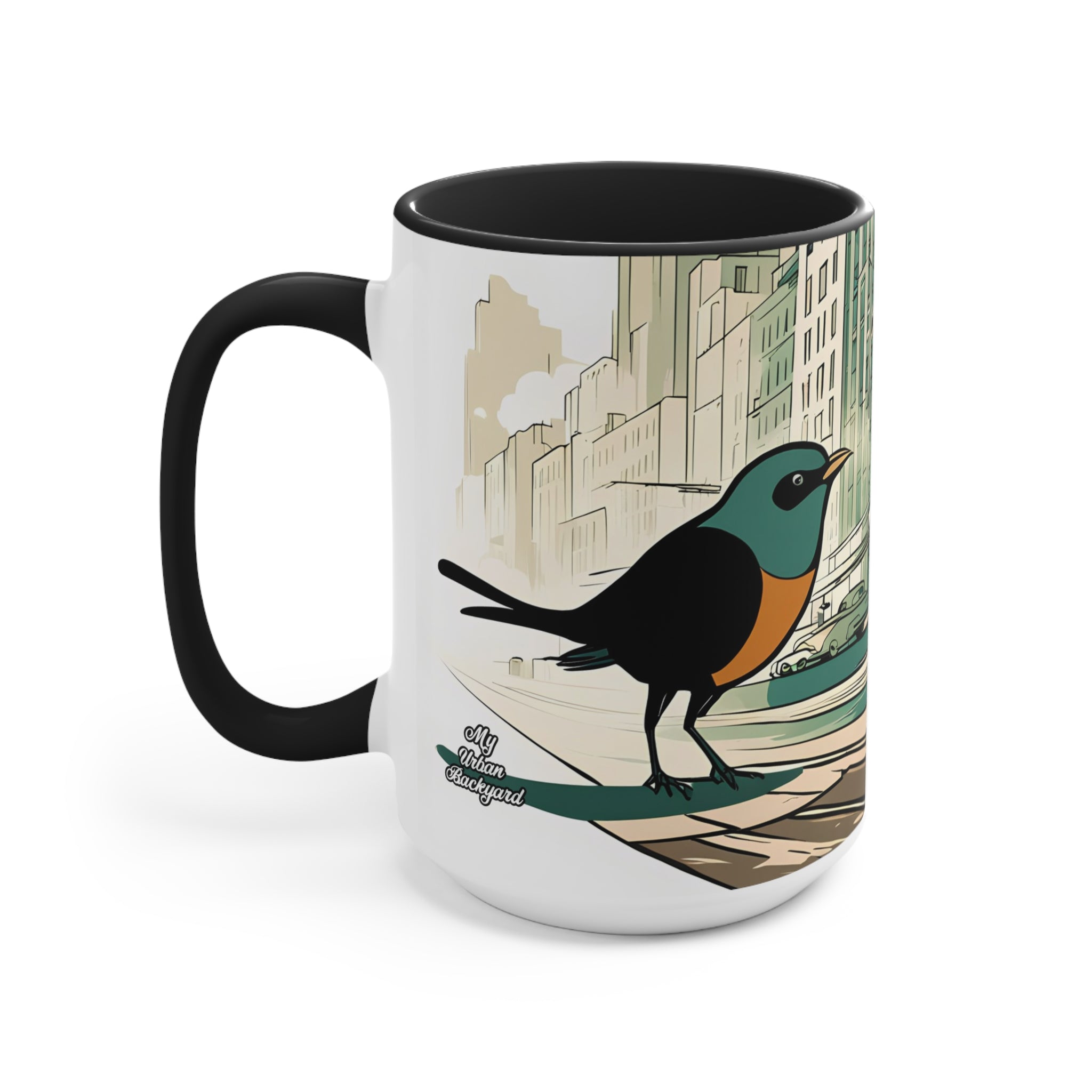 Little Urban Bird, Ceramic Coffee Mug