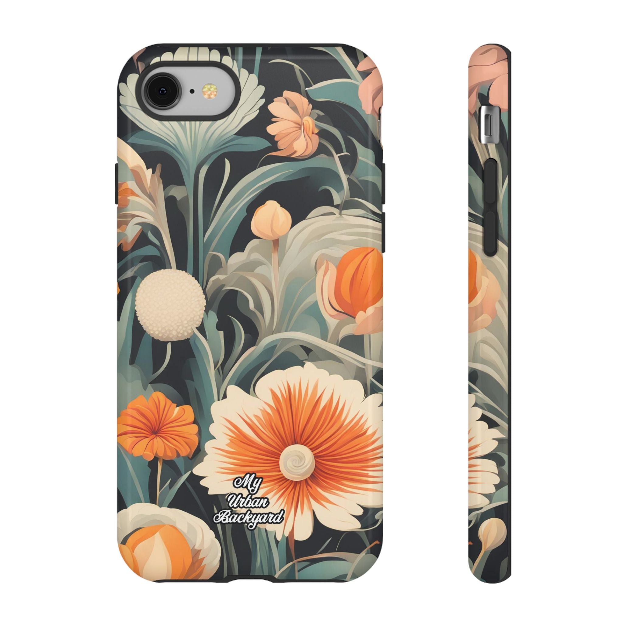 Orange and White Flowers, Cell Phone Case - Apple, Samsung, Google Pixel