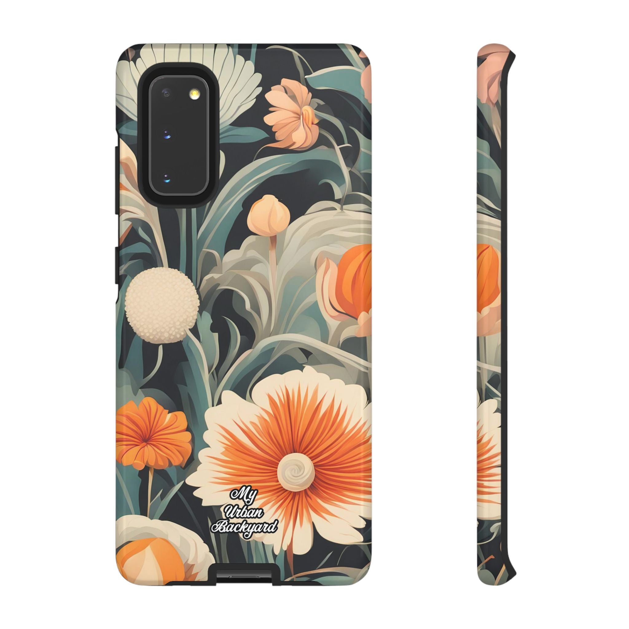 Orange and White Flowers, Cell Phone Case - Apple, Samsung, Google Pixel