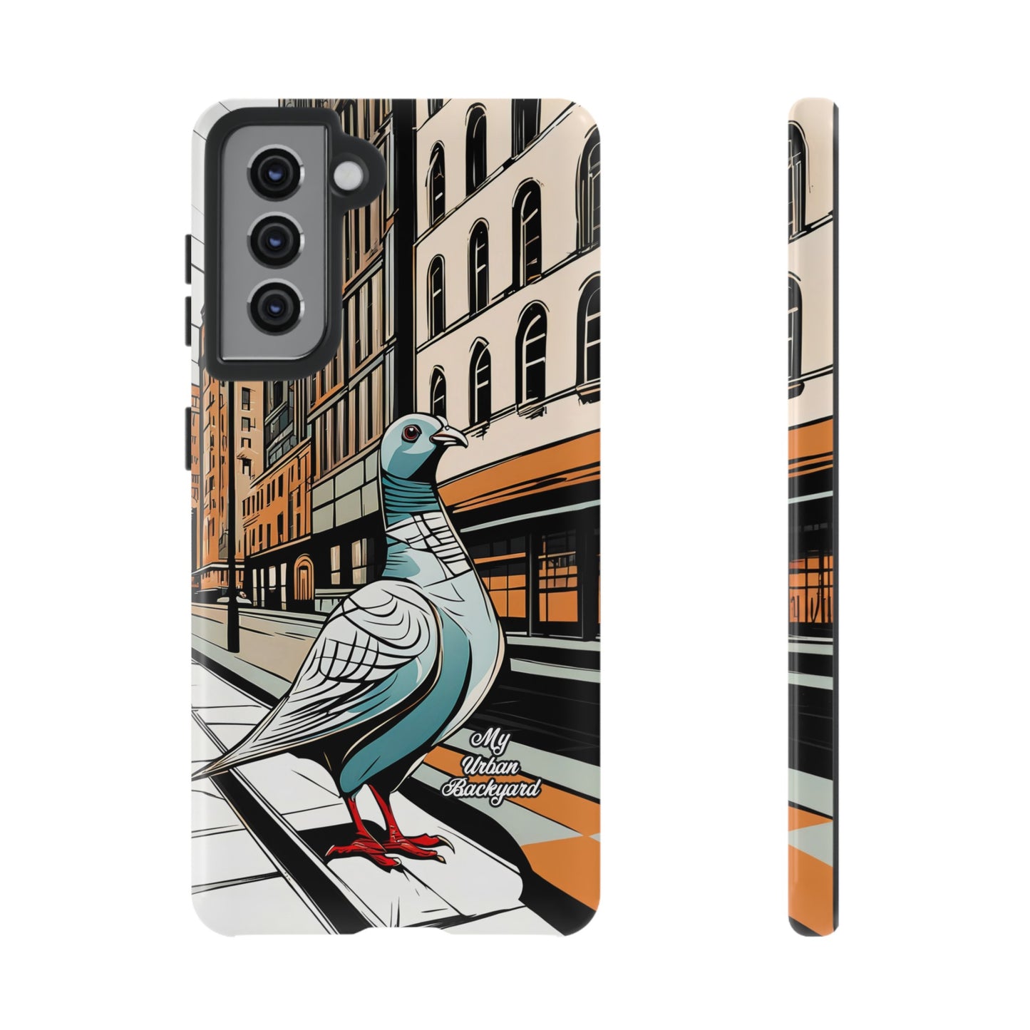 Pigeon on a City Street, Cell Phone Case - Apple, Samsung, or Google Pixel