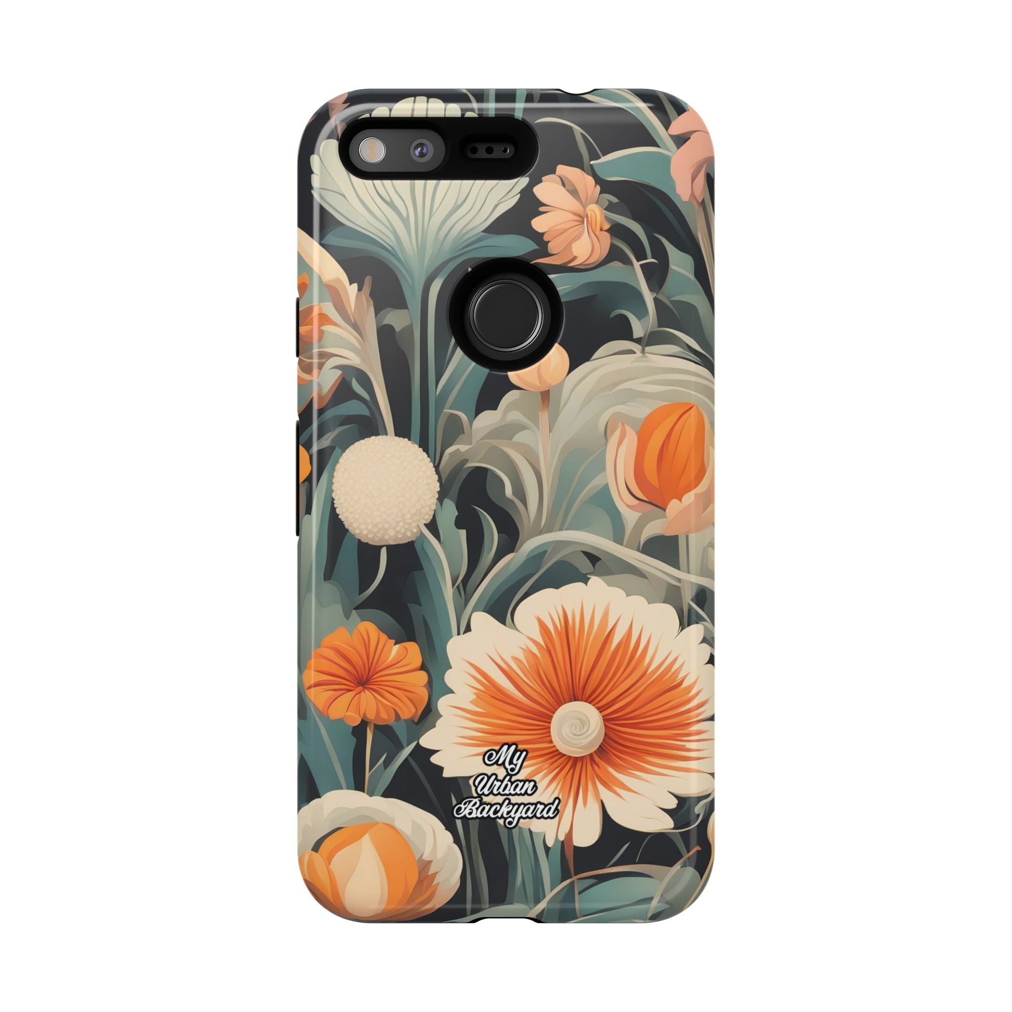 Orange and White Flowers, Cell Phone Case - Apple, Samsung, Google Pixel