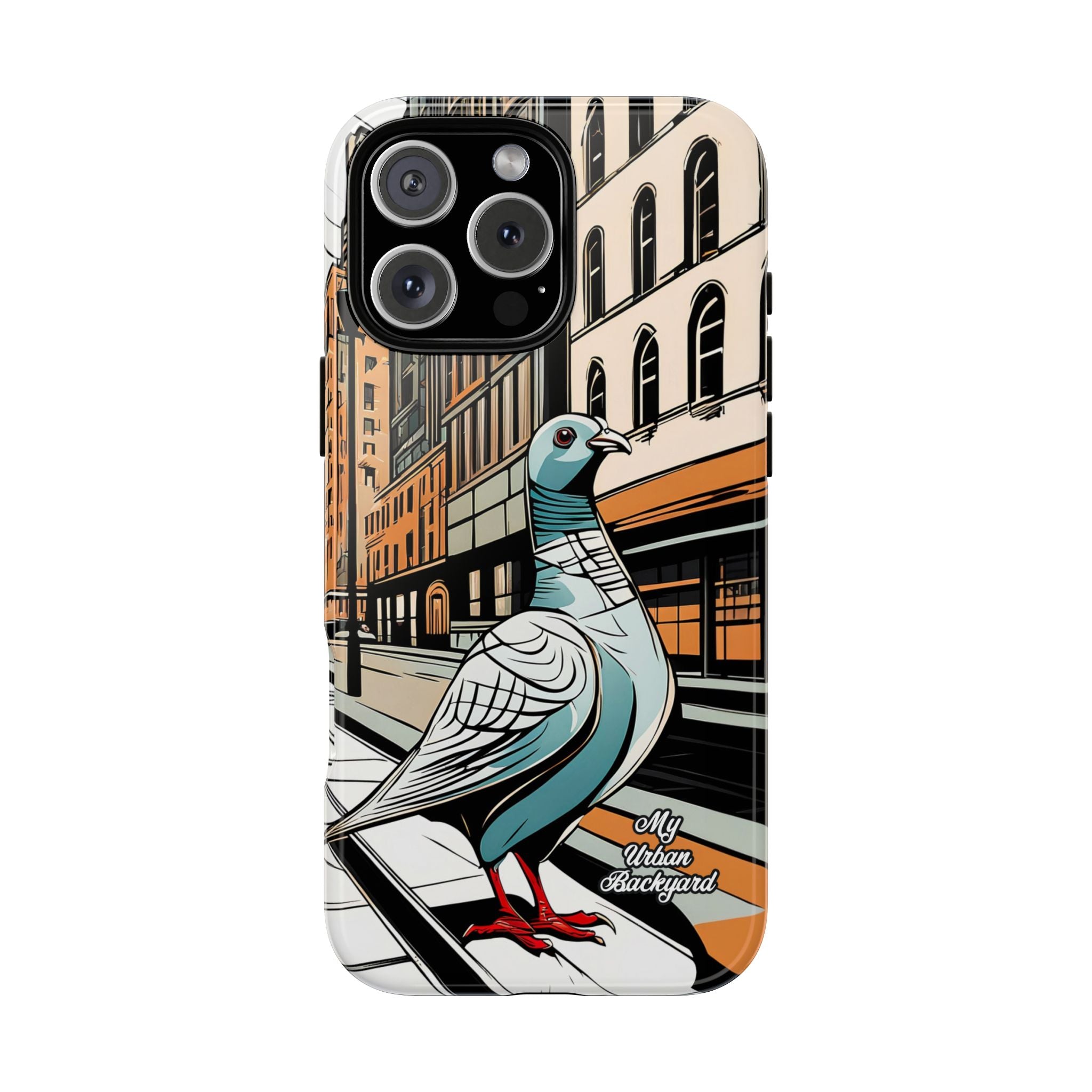Pigeon on a City Street, Cell Phone Case - Apple, Samsung, Google Pixel