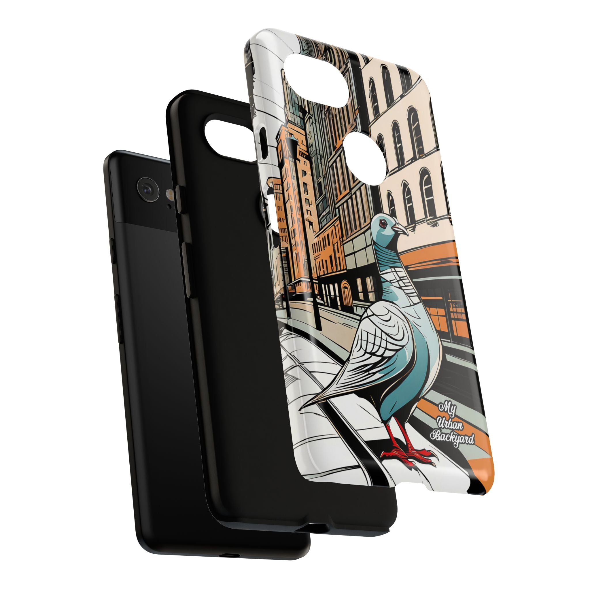 Pigeon on a City Street, Cell Phone Case - Apple, Samsung, Google Pixel
