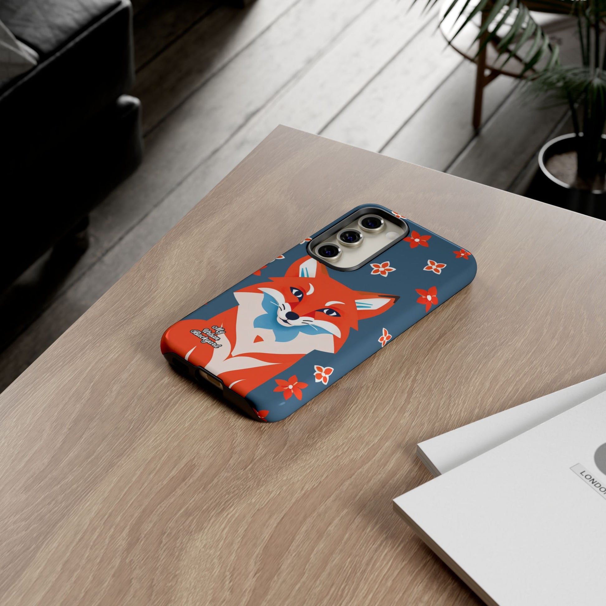 Fox with Flowers, Cell Phone Case - Apple, Samsung, Google Pixel