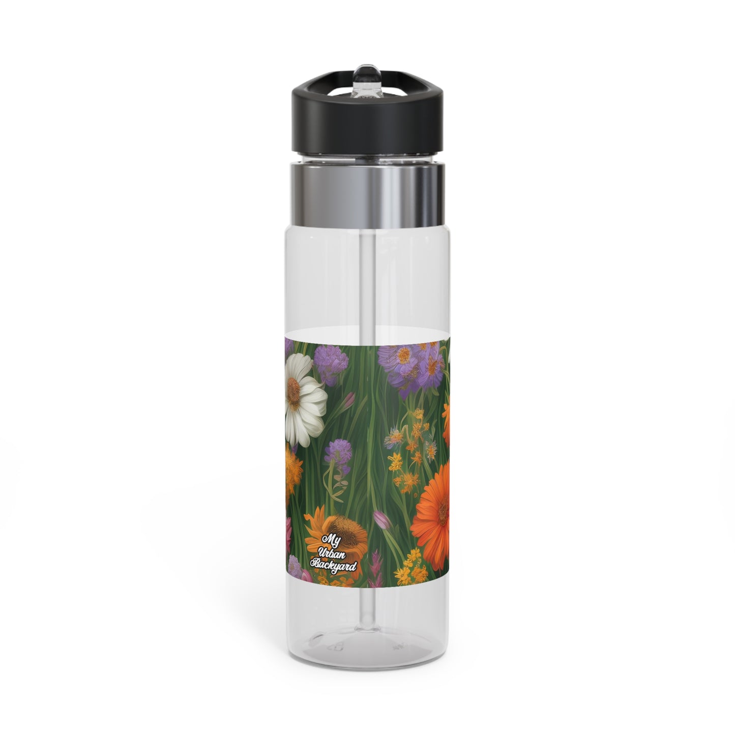 Wildflower Field, 20oz Sport Water Bottle, BPA-Free, Tritan™ plastic