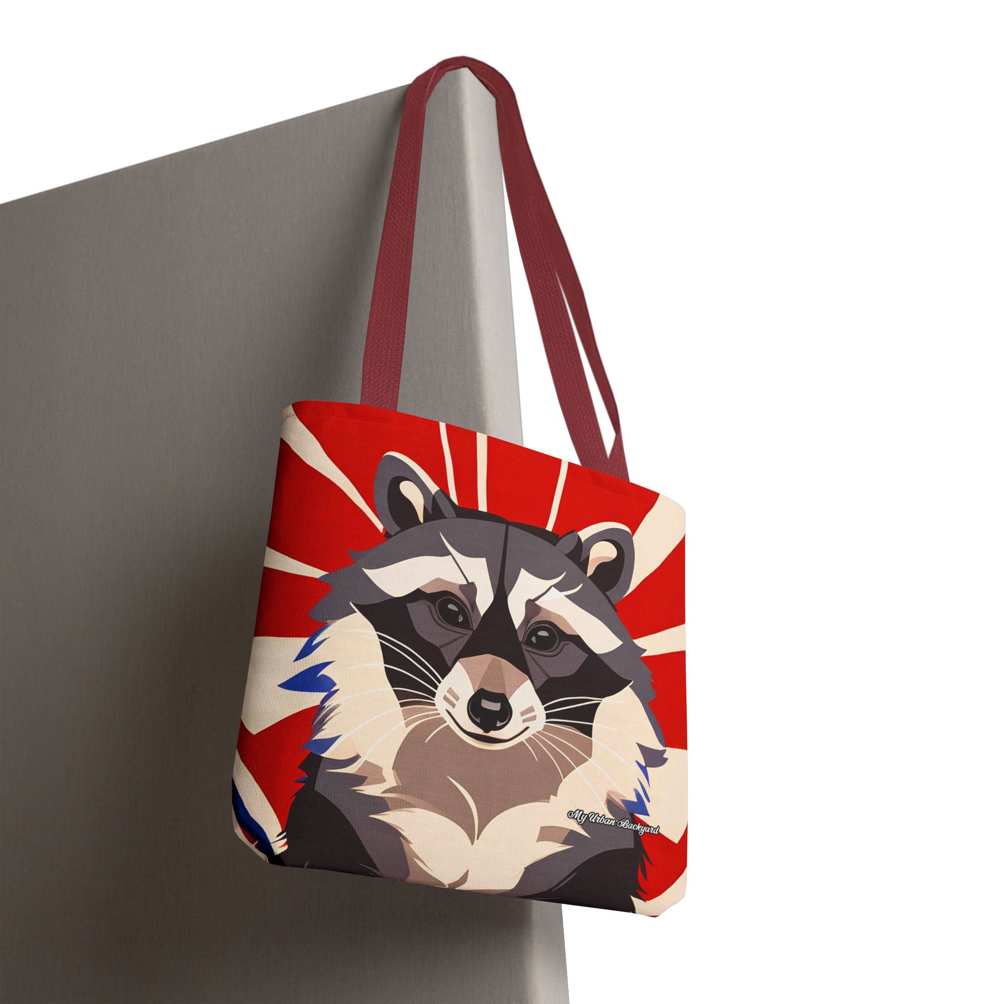 Ziggy Starspaws, Raccoon Tote Bag with Cotton Handles For Everyday Use, 3 Sizes
