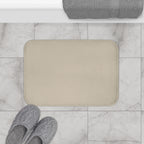 Tan Memory Foam Bath Mat — Soft Absorbent Bathroom Rug, 2 sizes