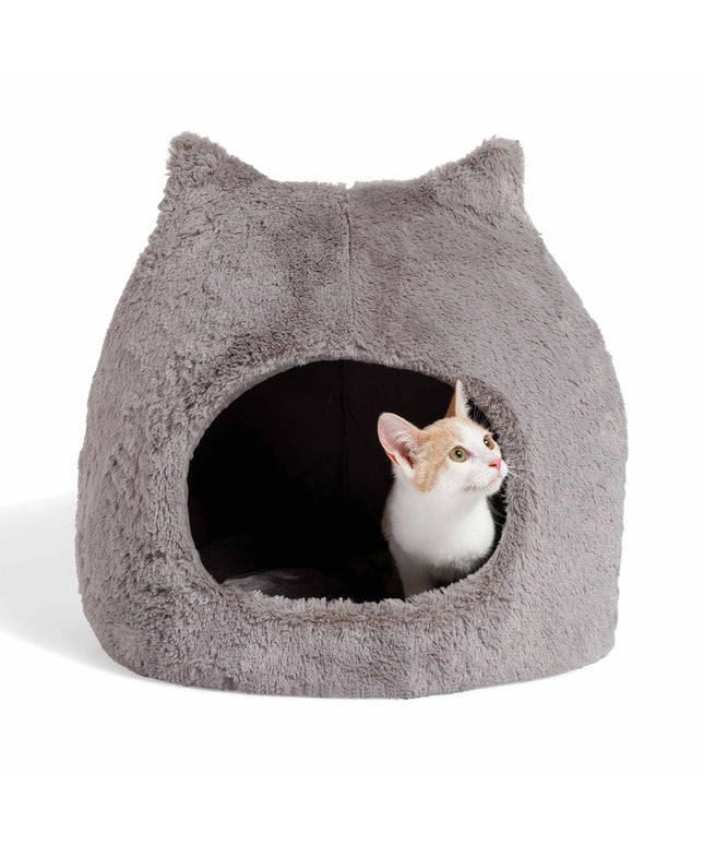 Best Friends by Sheri Meow Hut Fur Grey SM