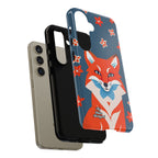 Fox with Flowers, Cell Phone Case - Apple, Samsung, Google Pixel