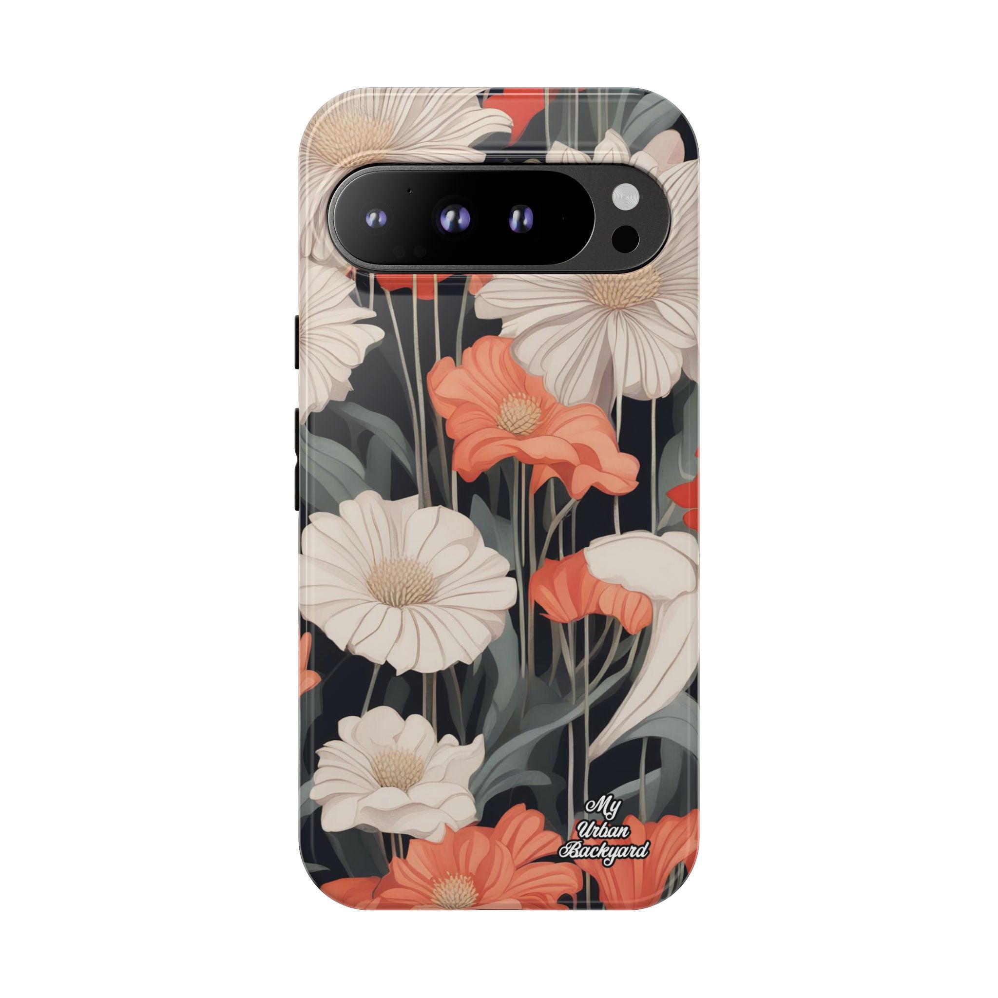 Art Deco Flowers, Cell Phone Case - Apple, Samsung, Google Pixel