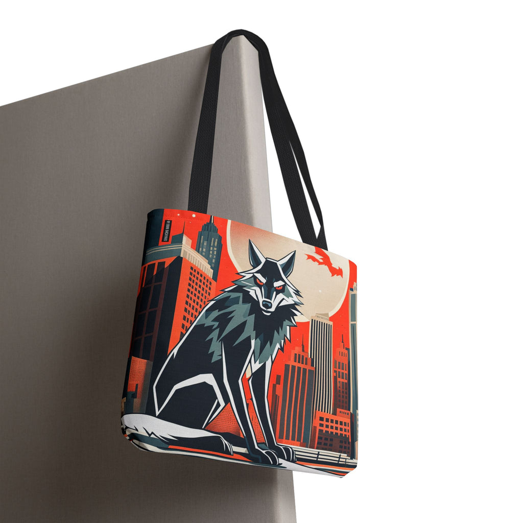 City Wolf Tote Bag, Tote with Cotton Handles For Everyday Use, 3 Sizes