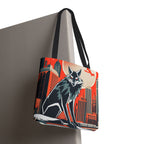 City Wolf Tote Bag, Tote with Cotton Handles For Everyday Use, 3 Sizes