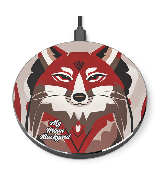 Red Coyote, 10W Wireless Charger for iPhone, Android, Earbuds