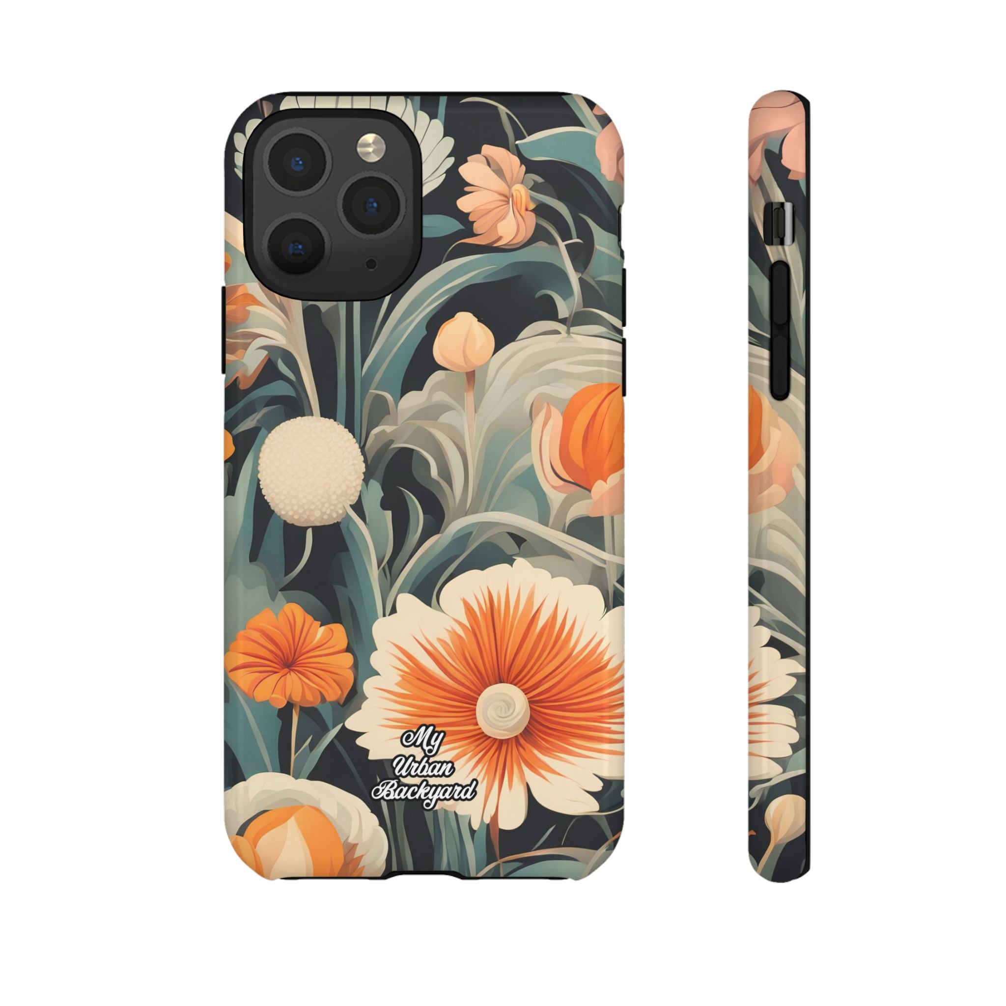 Orange and White Flowers, Cell Phone Case - Apple, Samsung, Google Pixel