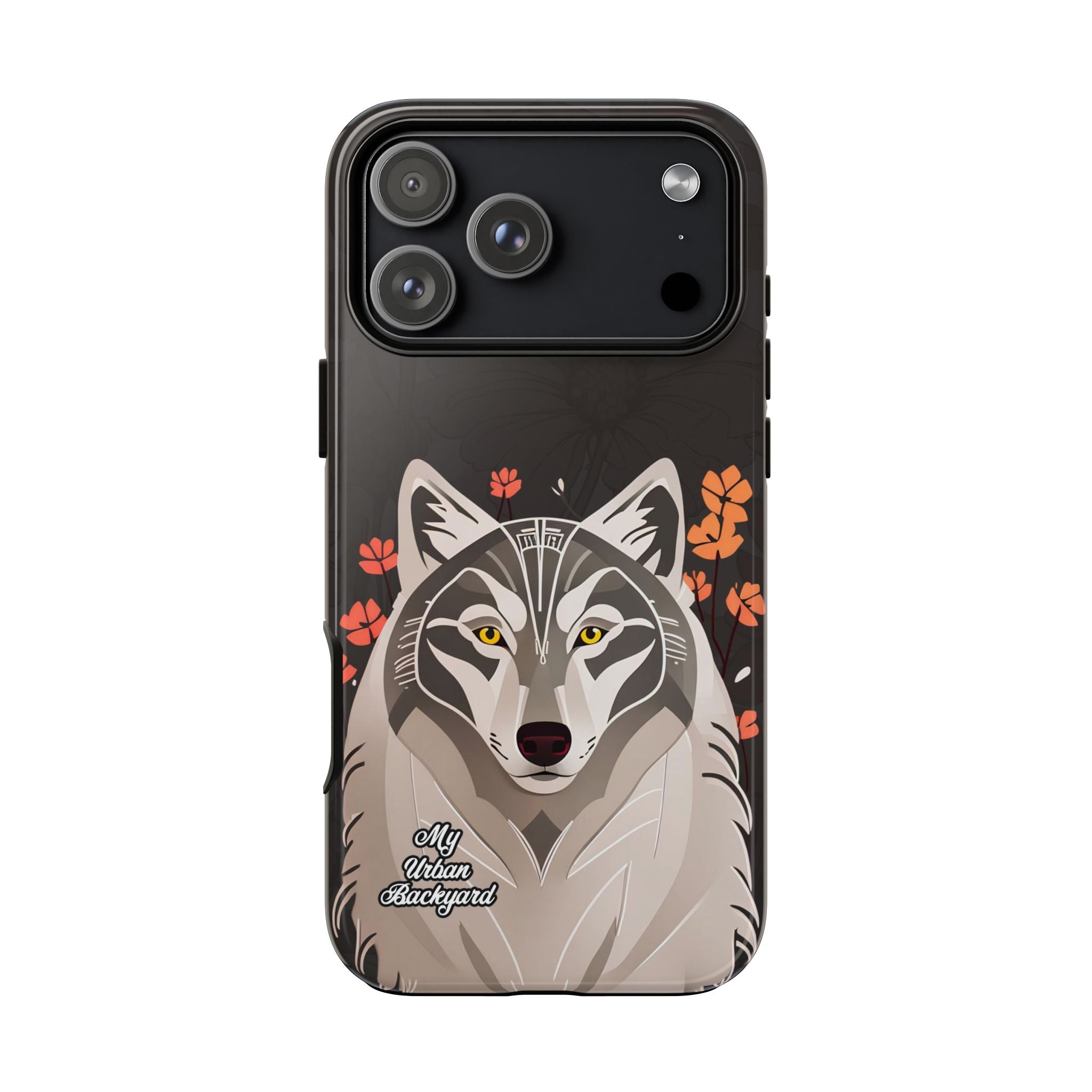 Art Deco Wolf, Cell Phone Case - Apple, Samsung, Google Pixel