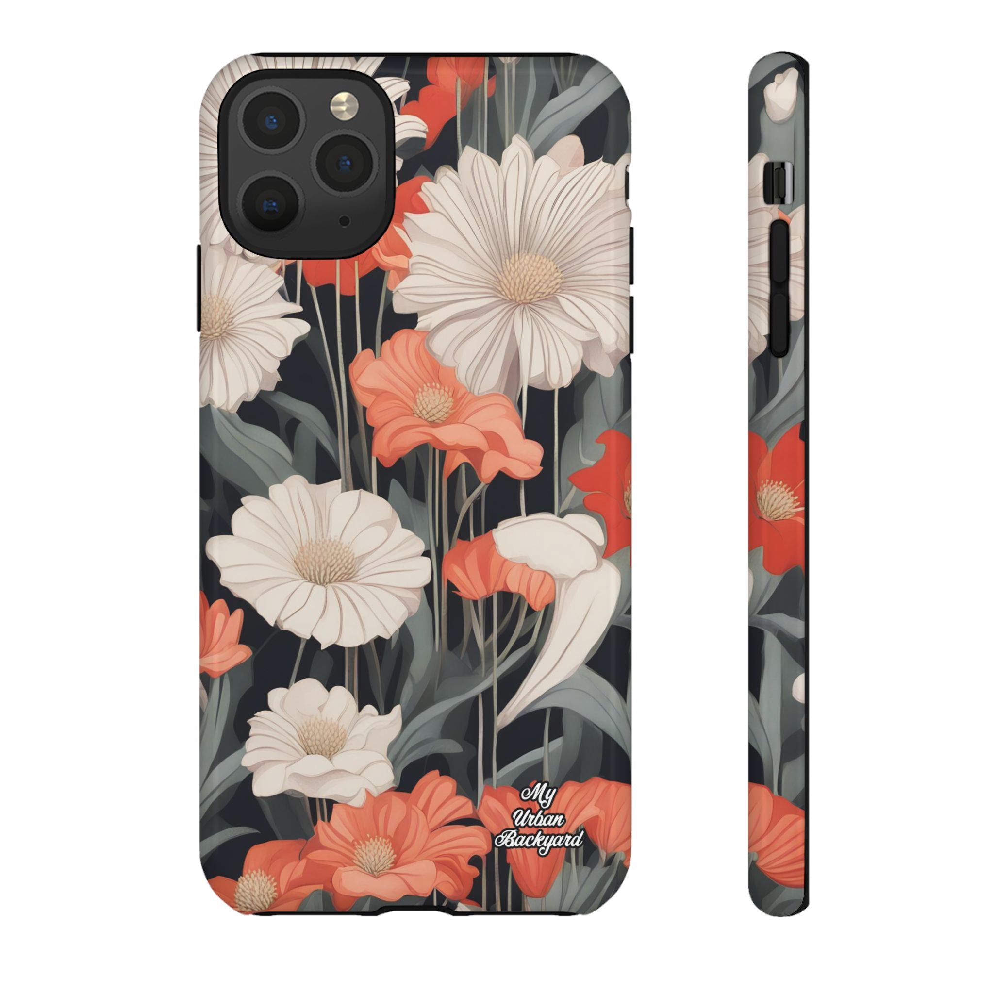 Art Deco Flowers, Cell Phone Case - Apple, Samsung, Google Pixel