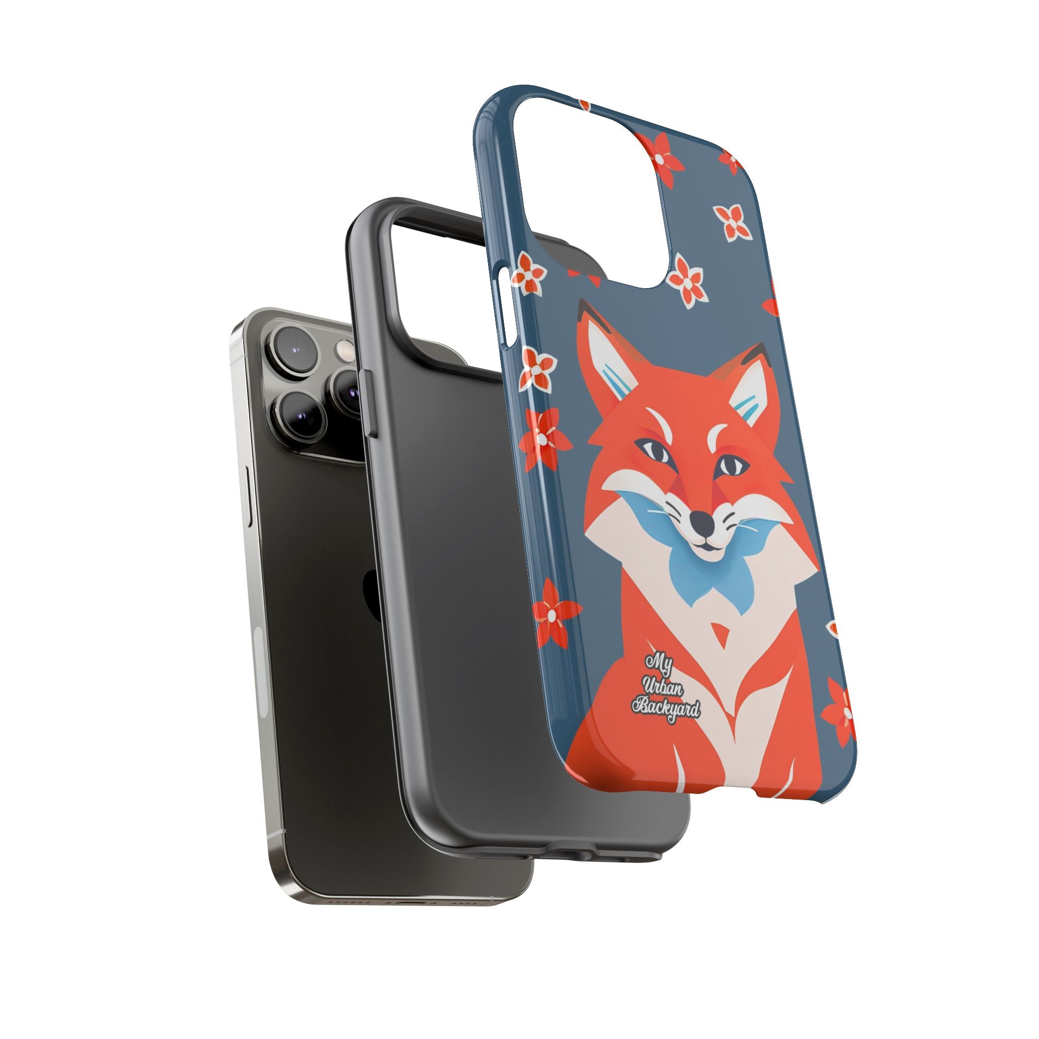Fox with Flowers, Cell Phone Case - Apple, Samsung, Google Pixel