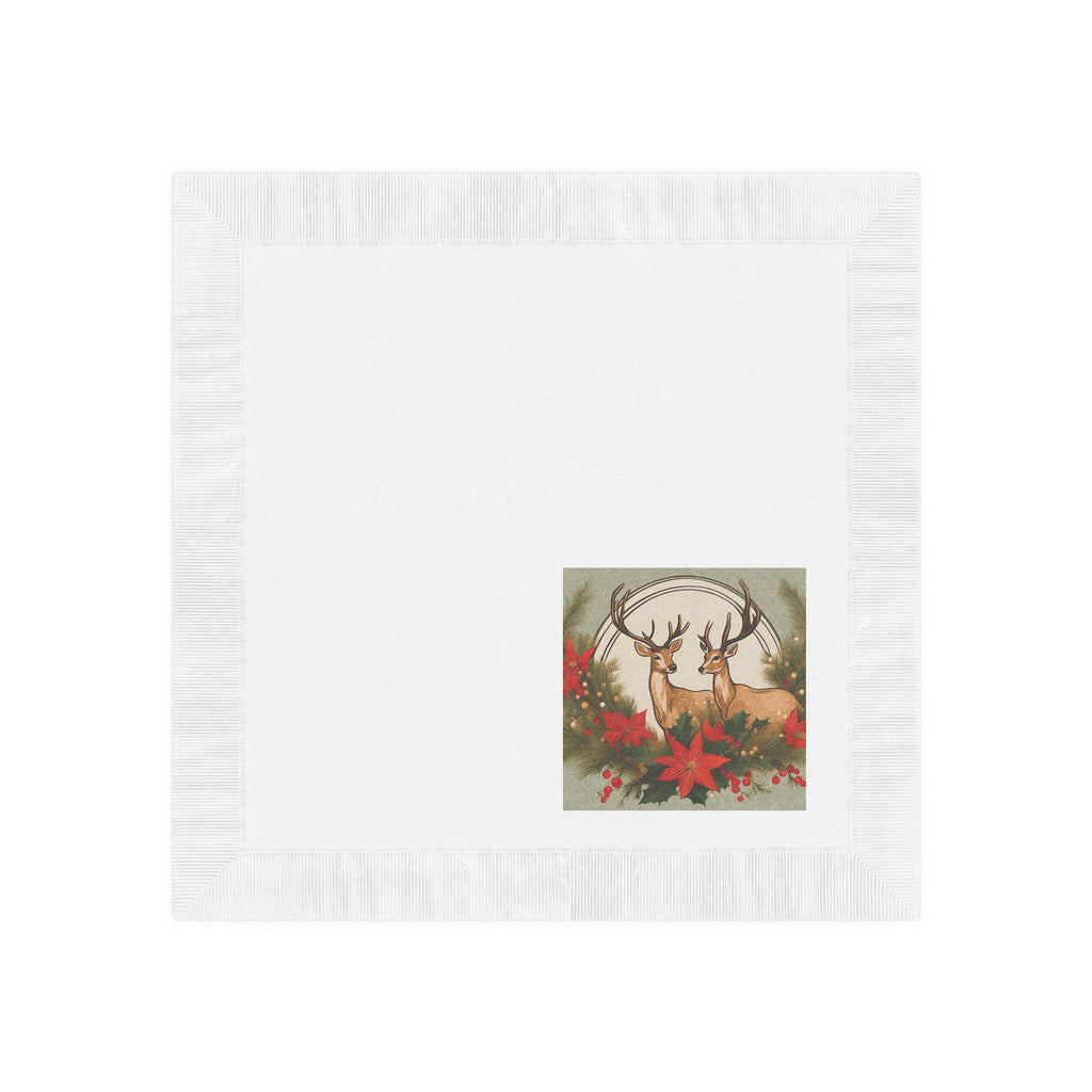 Holiday Deer Christmas Napkins