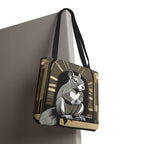 Art Deco Squirrel, Tote Bag with Cotton Handles For Everyday Use, 3 Sizes