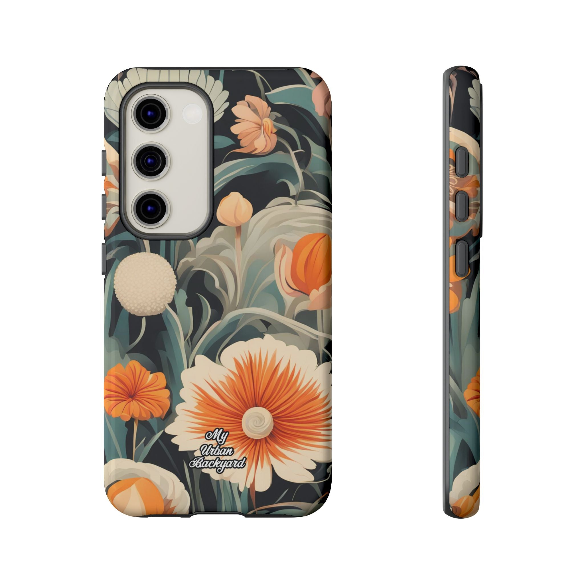 Orange and White Flowers, Cell Phone Case - Apple, Samsung, Google Pixel