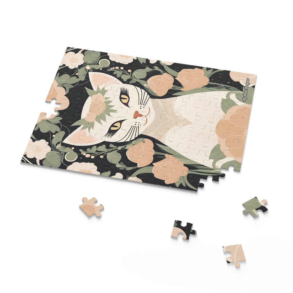 Genevieve Meowcroft, Cat Jigsaw Puzzle, (120, 252, or 500-Piece)