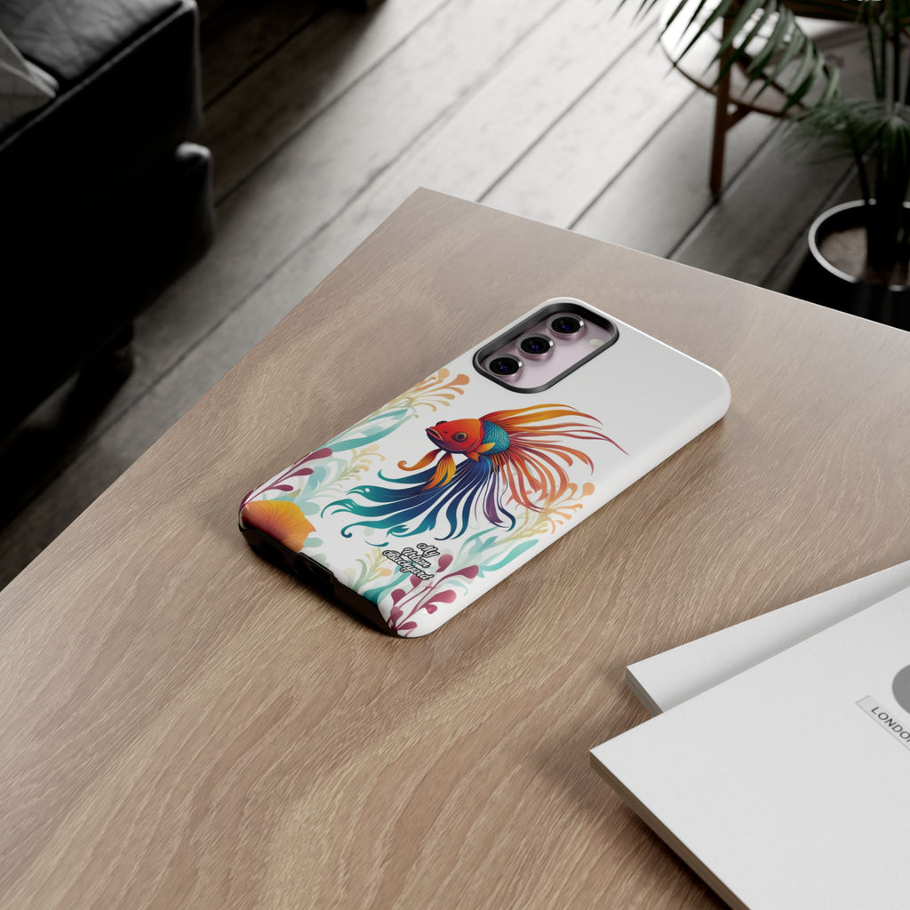 Colorful Betta Fish, Cell Phone Case - Apple, Samsung or Google Pixel