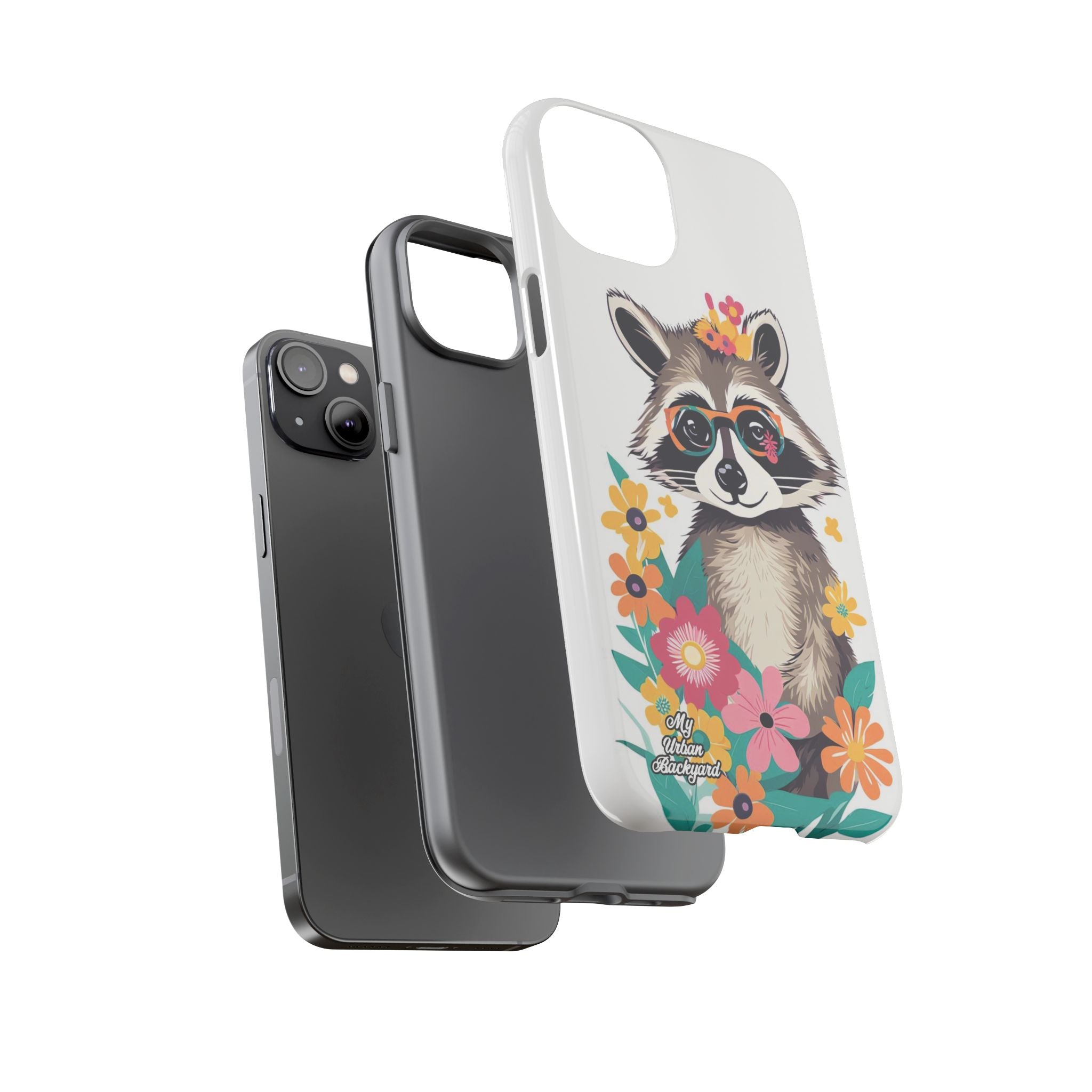 Raccoon with Glasses, Cell Phone Case - Apple, Samsung or Google Pixel