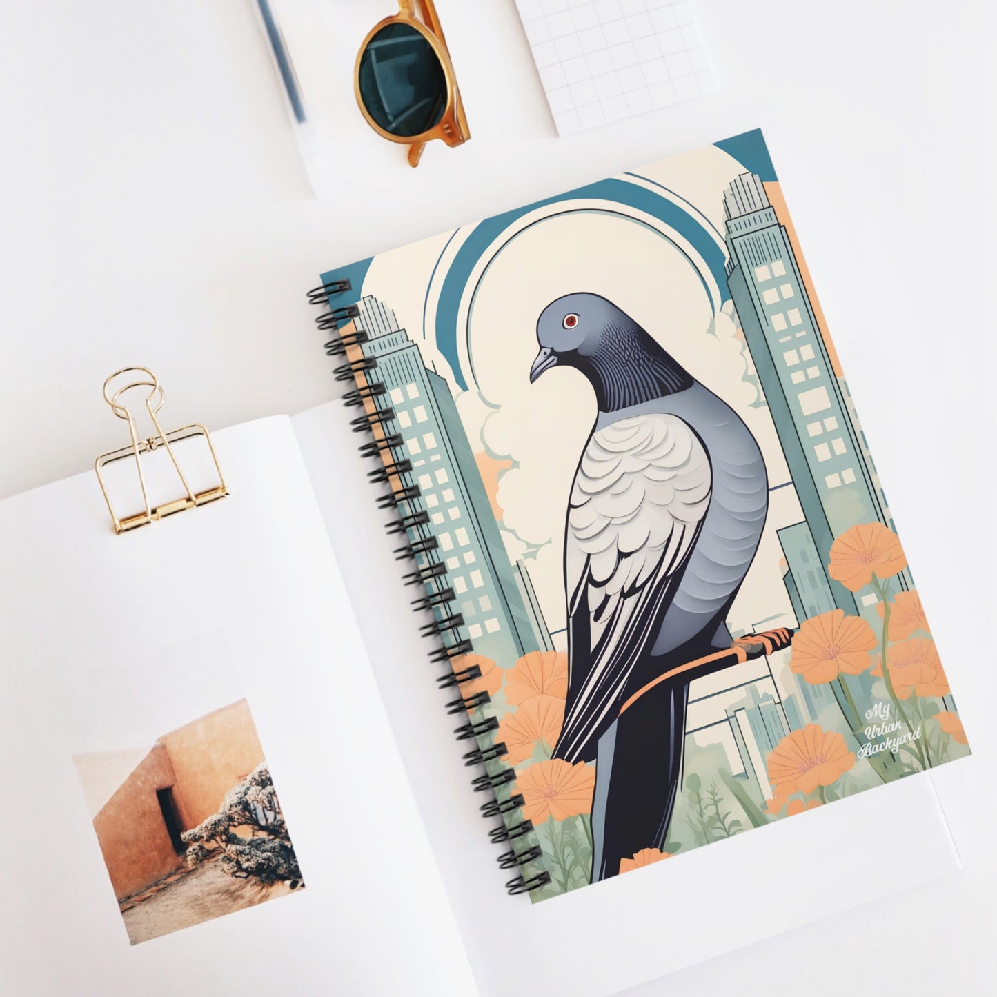 City Pigeon, Spiral Notebook Journal - Write in Style