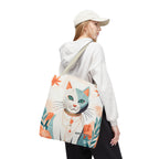Whiskers, Cat Tote Bag with Cotton Handles For Everyday Use, 3 Sizes