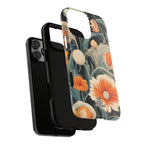 Orange and White Flowers, Cell Phone Case - Apple, Samsung, Google Pixel
