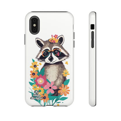 Raccoon with Glasses, Cell Phone Case - Apple, Samsung or Google Pixel